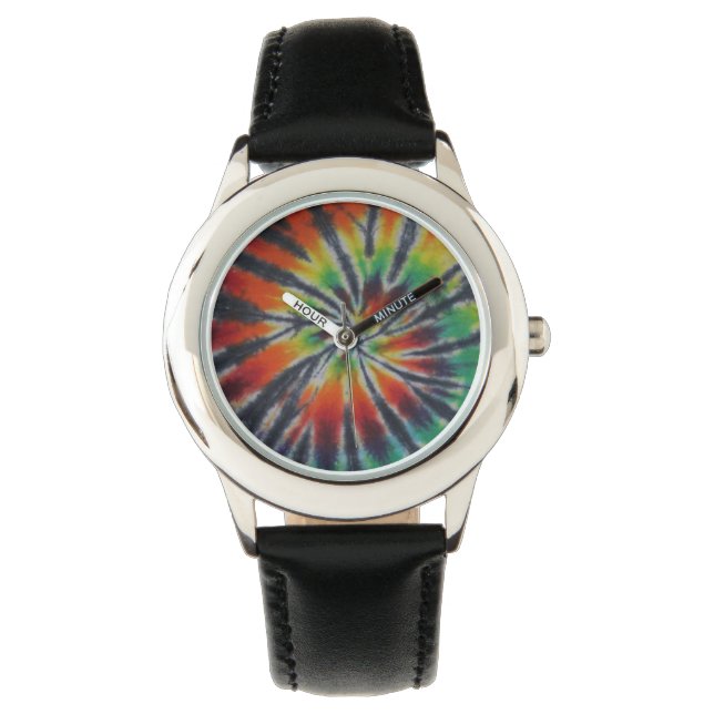 Yin Yang Tie Dye Watch Horloge (Voorkant)