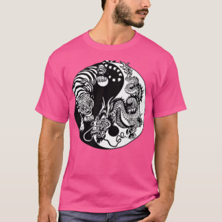 Yin Yang Tiger Dragon T-shirt