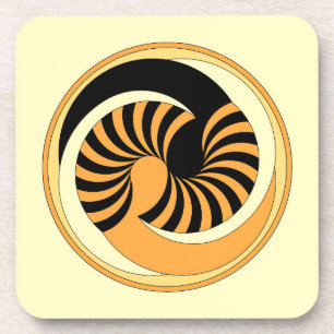 Yin Yang Tiger Onderzetters