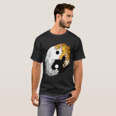Yin & Yang Tigers Mannen Basic Dark T-Shirt (Voorkant volledig)