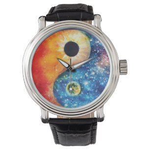 yin-yang-tijdmachine horloge