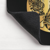 Yin Yang Tijger Draak Goud Muismat (Hoek)