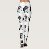 Yin Yang Tiki Warrior Mask Leggings (Achterkant)
