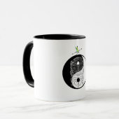 Yin Yang Tiki Warrior Mask Mok (Voorkant links)