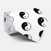 Yin Yang transp Het MUSEUM Zazzle Gifts Stropdas (Opgerold)