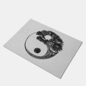 Yin Yang Tree Canvas Deurmat (Schuin)
