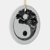 Yin Yang Tree Canvas Keramisch Ornament (Rechts)