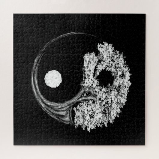 Yin Yang Tree Legpuzzel (Horizontaal)