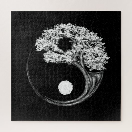 Yin Yang Tree Legpuzzel (Verticaal)