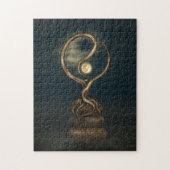 Yin Yang Tree Moonlight Zen Legpuzzel (Verticaal)