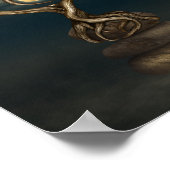 Yin Yang Tree Moonlight Zen Poster (Hoek)