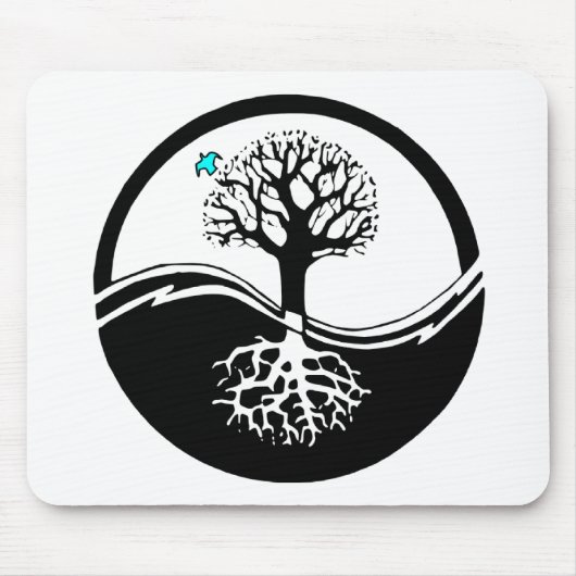 Yin Yang Tree Muismat (Voorkant)