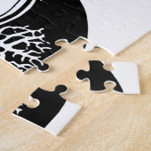 Yin Yang Tree of Life Black & White Legpuzzel (Zijkant)