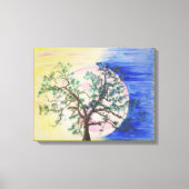 Yin Yang Tree of Life canvas print (Voorkant)