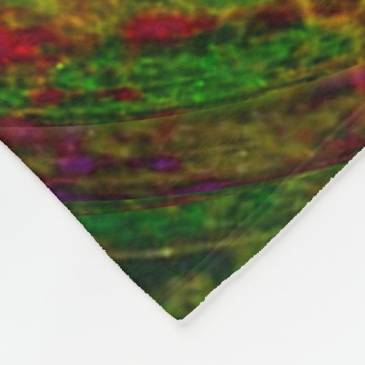 Yin Yang Tree of Life Green Fleece Deken (Hoek)