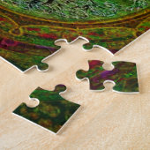 Yin Yang Tree of Life Green Legpuzzel (Zijkant)