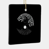 Yin Yang Tree of life Keramisch Ornament (Rechts)