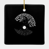 Yin Yang Tree of life Keramisch Ornament (Achterkant)