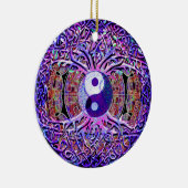 Yin Yang Tree of Life Keramisch Ornament (Rechts)