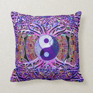 Yin Yang Tree of Life Kussen