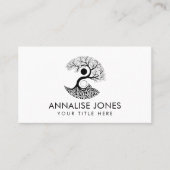 Yin Yang Tree of life Visitekaartje (Voorkant)