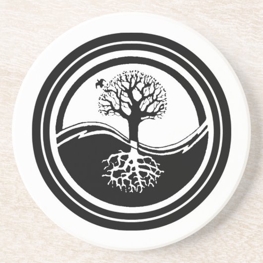 Yin Yang Tree Onderzetter (Voorkant)
