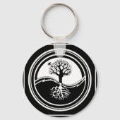 Yin Yang Tree Sleutelhanger (Voorkant)