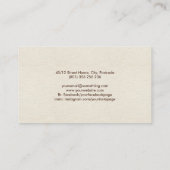 Yin Yang Tree Visitekaartje (Achterkant)