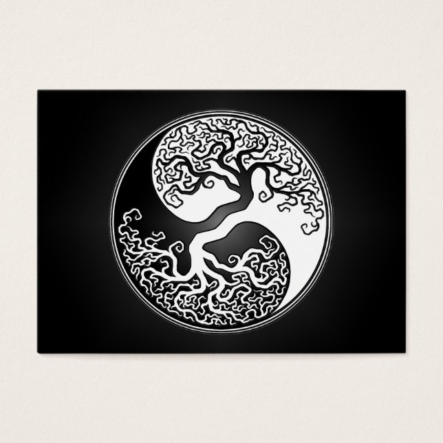 Yin Yang Tree Visitekaartje (Voorkant)