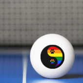 Yin-yang trots pingpongbal (Net)
