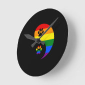Yin-yang trots ronde klok (Hoek)