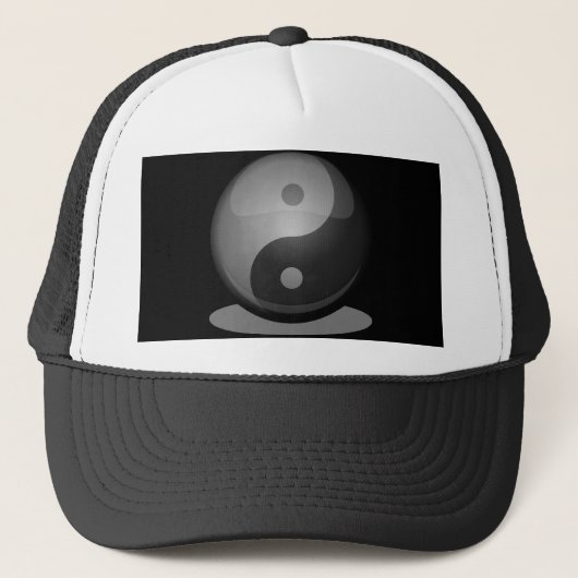 Yin yang trucker pet (Voorkant)