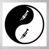 Yin Yang Trumpet Poster (Voorkant)
