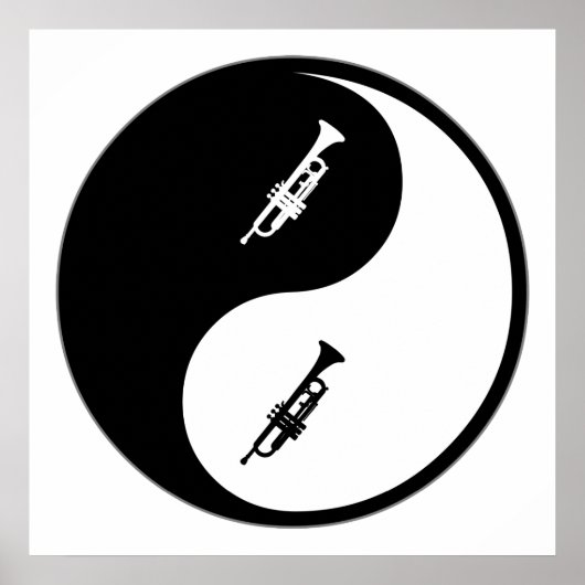 Yin Yang Trumpet Poster (Voorkant)