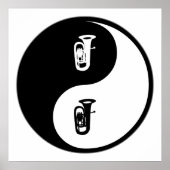 Yin Yang Tuba Poster (Voorkant)