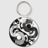YIN YANG TWEE DRAGONS SLEUTELHANGER (Voorkant)