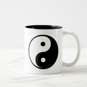 Yin Yang Tweekleurige Koffiemok