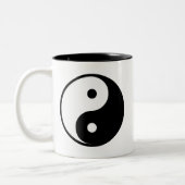 Yin Yang Tweekleurige Koffiemok (Links)