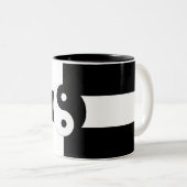 Yin Yang Tweekleurige Koffiemok (Voorkant rechts)