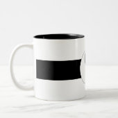 Yin yang tweekleurige koffiemok (Links)