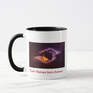 Yin-yang twin vlammen koffie mok
