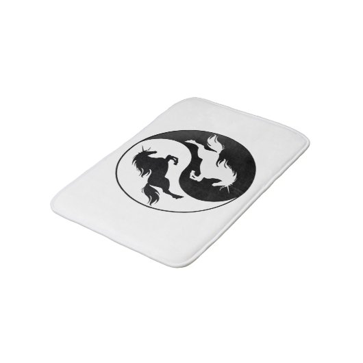 Yin Yang Unicorn Bath Mat (Gekanteld)