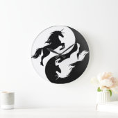 Yin Yang Unicorn Clock Grote Klok (Huis)