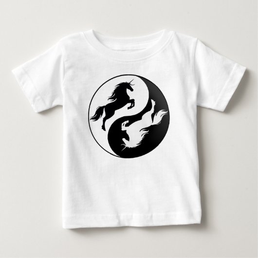 Yin Yang Unicorn Shirt (Voorkant)