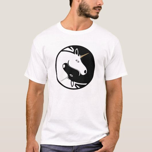 Yin Yang Unicorns T-shirt (Voorkant)