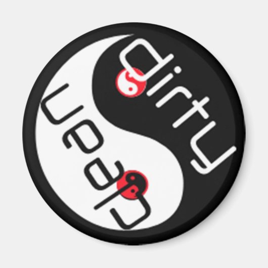 YIN YANG VAATWASSER MAGNEET (Voorkant)