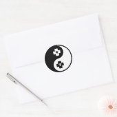 Yin Yang Veterinary Medicine Ronde Sticker (Envelop)