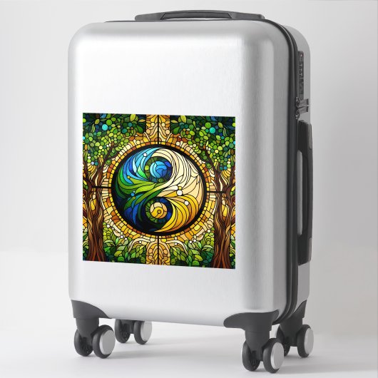 Yin Yang Vinyl Sticker (Koffer)