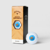 Yin Yang Vis Cartoon Golfballen (Verpakking)