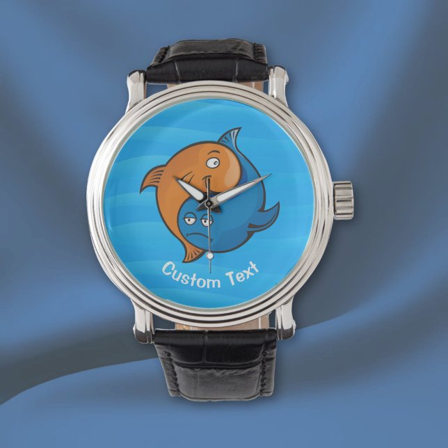 Yin Yang Vis Cartoon Horloge (Creator heeft geüpload)